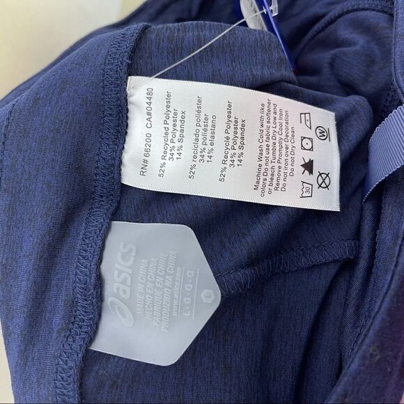 ASICS Navy Blue W Tech Jogger Pants L - Picture 6 of 6